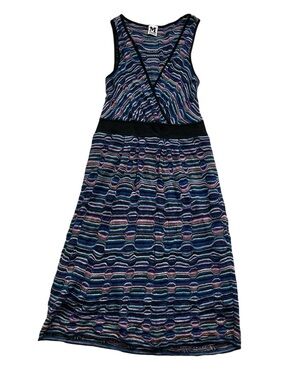 Missoni Textural Knit V Neck Dress